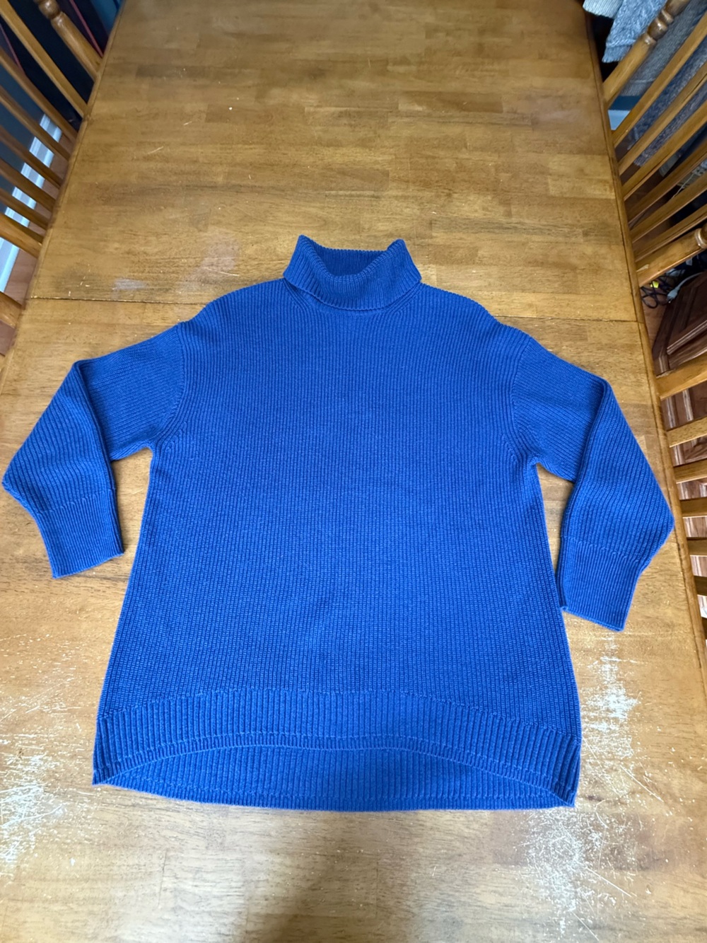 J. Crew Cotton Cashmere Turtleneck Sweater